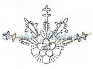 Novogodisnji Snowflake Heklana Pahuljica Schema